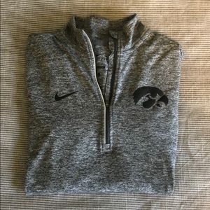 Nike dri fit Iowa Hawkeye quarter zip